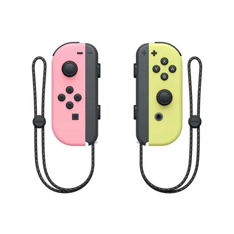 Joy-Con Rosa Pastel y Amarillo Pastel de Nintendo Switch.